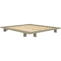 Karup Karup - Japan Bett 180 x 200 cm, Kiefer sage green