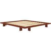 Karup Karup - Japan Bett 180 x 200 cm, Kiefer terra red