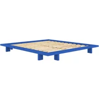 Karup Karup - Japan Bett 180 x 200 cm, Kiefer vivid blue
