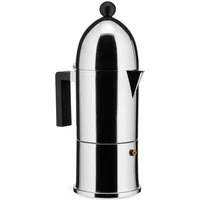 Alessi A di Alessi - La Cupola Espressomaschine 9095, Induktion, 30 cl, schwarz