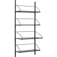 Hübsch Interior Hübsch Interior - Norm Wandregal mit 4 Böden, H 181 cm, schwarz