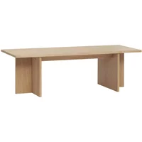 Hübsch Interior Hübsch Interior - Split Couchtisch, 120 x H 45 cm, Eiche natur