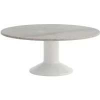 Muuto Muuto - Midst Couchtisch, Ø 90 cm, Marmor grau / grau