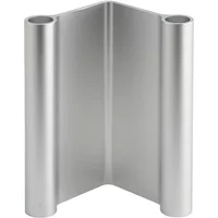 Muuto Muuto - Pair Kerzenhalter, H 18 cm, Aluminium poliert