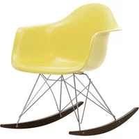 Vitra Vitra - Eames Plastic Armchair RAR RE, Ahorn dunkel / Chrom / citron