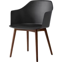 &Tradition &Tradition - Rely Armchair HW76, Walnuss lackiert / schwarz