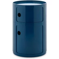 Kartell Kartell - New Big Componibili 2 Container, H 61,5 cm, blau