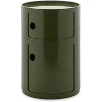 Kartell Kartell - New Big Componibili 2 Container, H 61,5 cm, grün