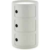 Kartell Kartell - New Big Componibili 3 Container, H 69,5 cm, weiß