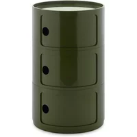 Kartell Kartell - New Big Componibili 3 Container, H 69,5 cm, grün