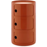 Kartell Kartell - New Big Componibili 3 Container, H 69,5 cm, orange