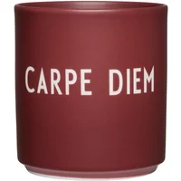 Design Letters Design Letters - AJ Favourite Porzellan Becher, Carpe Diem / burgundy