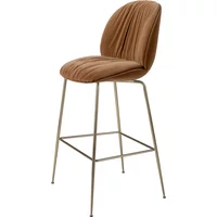 Gubi GUBI - Beetle Soft Bar Chair, Vollpolsterung, Messing antik / Sunday (112)