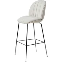 Gubi GUBI - Beetle Soft Bar Chair, Vollpolsterung, Chrom schwarz / Reales (001)