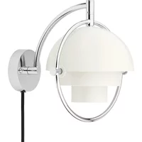 Gubi GUBI - Multi-Lite Wandleuchte, Chrom / weiß semi matt