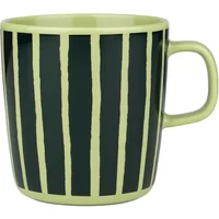 Marimekko Marimekko - Oiva Piccolo Becher mit Henkel, 400 ml, pear / dark green