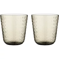 Marimekko Marimekko - Syksy Glas, 360 ml, braun (2er-Set)