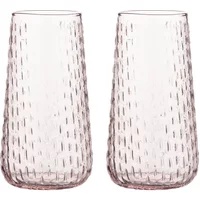 Marimekko Marimekko - Syksy Glas, long 180 ml, hellrosa (2er-Set)
