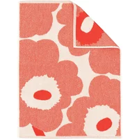 Marimekko Marimekko - Unikko Handtuch 50 x 70 cm, off white / orange red