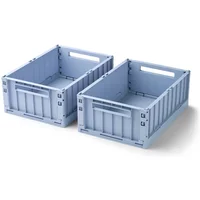 LIEWOOD LIEWOOD - Weston Aufbewahrungsbox, 36 x 25 x 13,5 cm, dusty lavender (2er-Set)