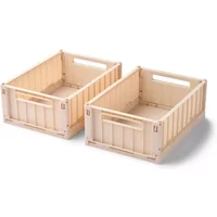 LIEWOOD LIEWOOD - Weston Aufbewahrungsbox, 25 x 18 x 9,5 cm, apple blossom (2er-Set)