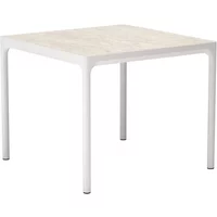 HOUE HOUE - FOUR Outdoor Tisch, 90 x 90 cm, muted white / shell