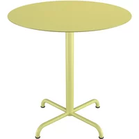 HOUE HOUE - Pico Gartentisch, Ø 74 cm, Gestell 4-Stern, lemon zest