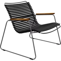 HOUE HOUE - CLICK Roomy Outdoor Lounge Chair, schwarz