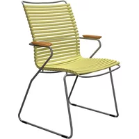 HOUE HOUE - CLICK Outdoor Dining Armlehnstuhl mit hoher Lehne, lemon zest