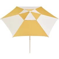 Hay HAY - Terrazza Sonnenschirm, sechseckig, Ø 300 cm, off-white / ocker