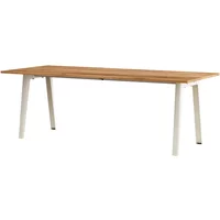 TipToe TipToe - NEW MODERN Esstisch 95 x 220 cm, recyceltes Altholz / cream white