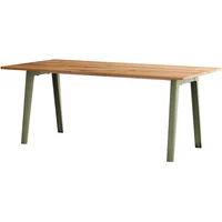TipToe TipToe - NEW MODERN Esstisch 95 x 190 cm, recyceltes Altholz / khaki grün