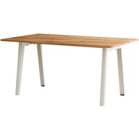 TipToe TipToe - NEW MODERN Esstisch 95 x 160 cm, recyceltes Altholz / cream white