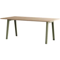 TipToe TipToe - NEW MODERN Esstisch 95 x 190 cm, Eiche / khaki grün