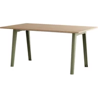 TipToe TipToe - NEW MODERN Esstisch 95 x 160 cm, Eiche / khaki grün