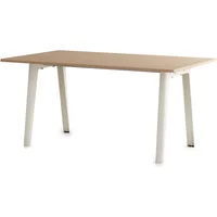 TipToe TipToe - NEW MODERN Esstisch 95 x 160 cm, Eiche / cream white