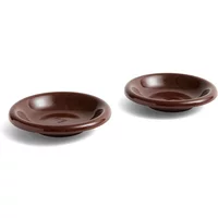 Hay HAY - Barro Schale Ø 20 cm, burgundy (2er-Set)