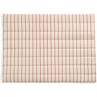 Hay HAY - Outdoor Market Sofasitzkissen, beige mit roten Streifen