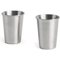 Hay HAY - Outdoor Market Tasse S, Edelstahl (2er-Set)