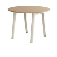 TipToe TipToe - NEW MODERN Esstisch Ø 110 cm, Eiche / cream white