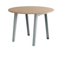 TipToe TipToe - NEW MODERN Esstisch Ø 110 cm, Eiche / pale blue