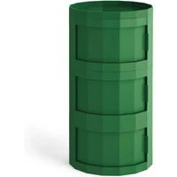Hay HAY - Facet Cabinet 30 mit Füßen und Rollen, spinach green