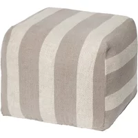 Broste Copenhagen Broste Copenhagen - Sigrid Pouf, hellgrau / beige