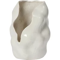 Broste Copenhagen Broste Copenhagen - Hekla Kerzenhalter Ø 18,6 x H 24 cm, white cream, glossy