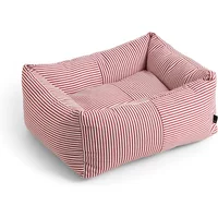Hay HAY - Hundebett, Zip, XS, rot / weiße Streifen