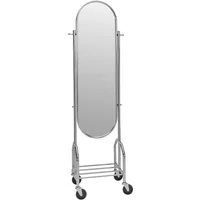 House Doctor House Doctor - Image Standspiegel auf Rollen, silber