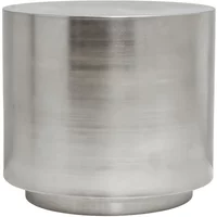 House Doctor House Doctor - Step Beistelltisch, Ø 50 x H 45,7 cm, silber gebürstet