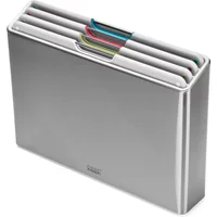 Joseph Joseph Joseph Joseph - Folio Steel Schneidebretter, Edelstahl / light stone (4-teilig)