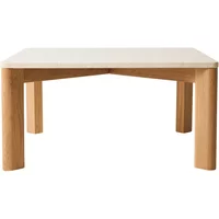Andersen Furniture Andersen Furniture - Evoke Kaffeetisch, 80 x 80 cm, Eiche / Marmor