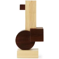 Normann Copenhagen Normann Copenhagen - Join Skulptur, M, Esche / Esche verkohlt